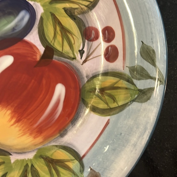 Salad Plate Black Forest Fruits by HERITAGE MINT - Set of 4 - Picture 3 of 7